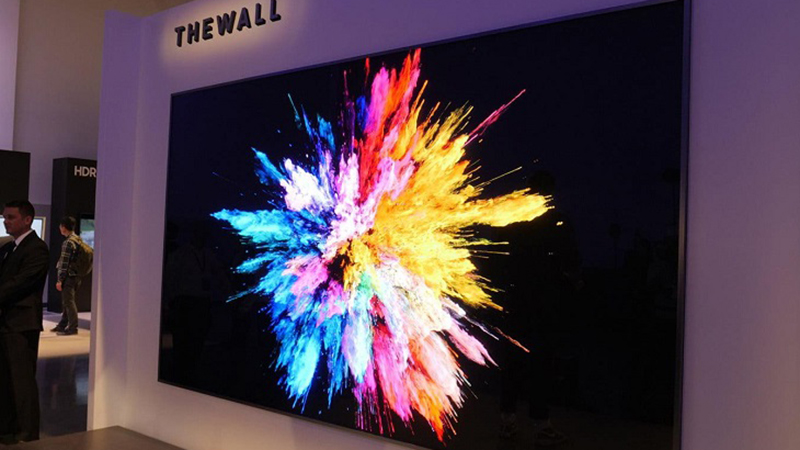 Chiếc tivi của Samsung sử dụng công nghệ Micro LED với màn hình khủng 146 inch